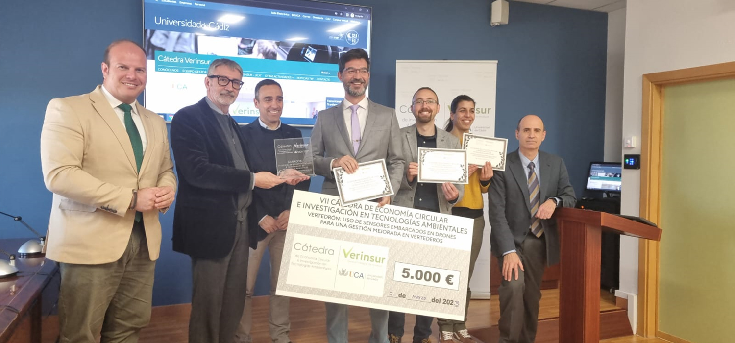 VII Premio Cátedra Verinsur –UCA ‘Alternativas Innovadoras en Economía Circular y valorización de residuos’