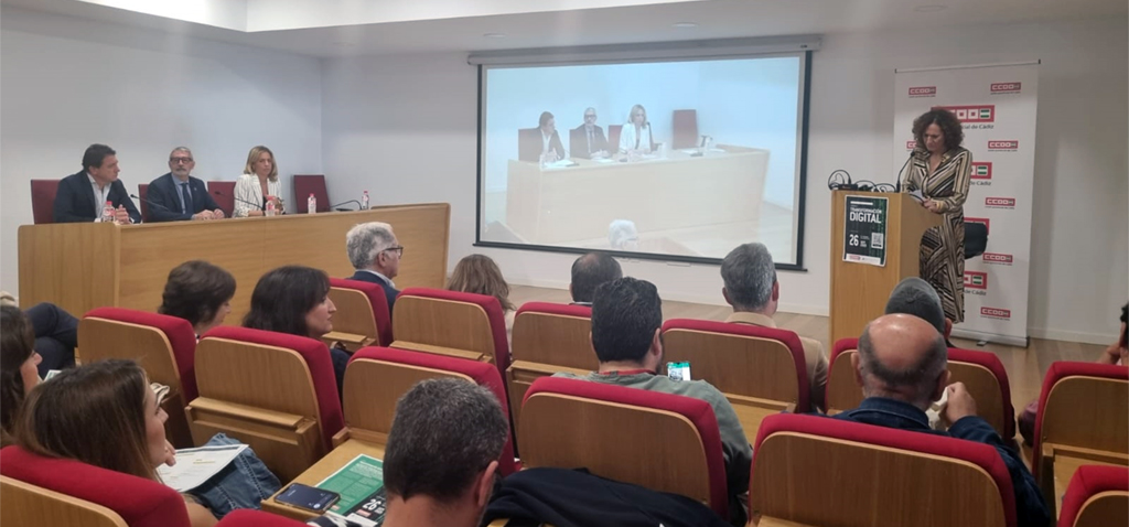 La ESI acoge la Jornada de Transformación Digital de Comisiones Obreras Andalucía sobre el tejido productivo y empleos