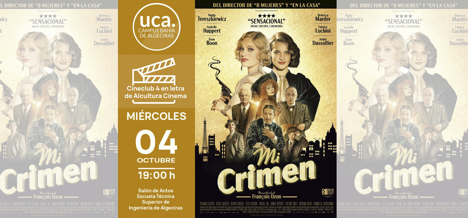 Proyección de la película ‘Mi Crimen’ en el Campus Bahía de Algeciras