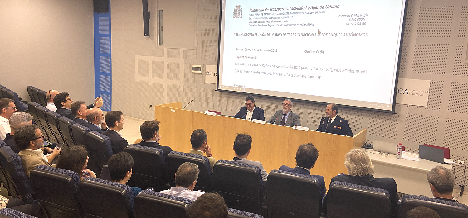La UCA acoge la X reunión del grupo de trabajo nacional sobre Buques Autónomos