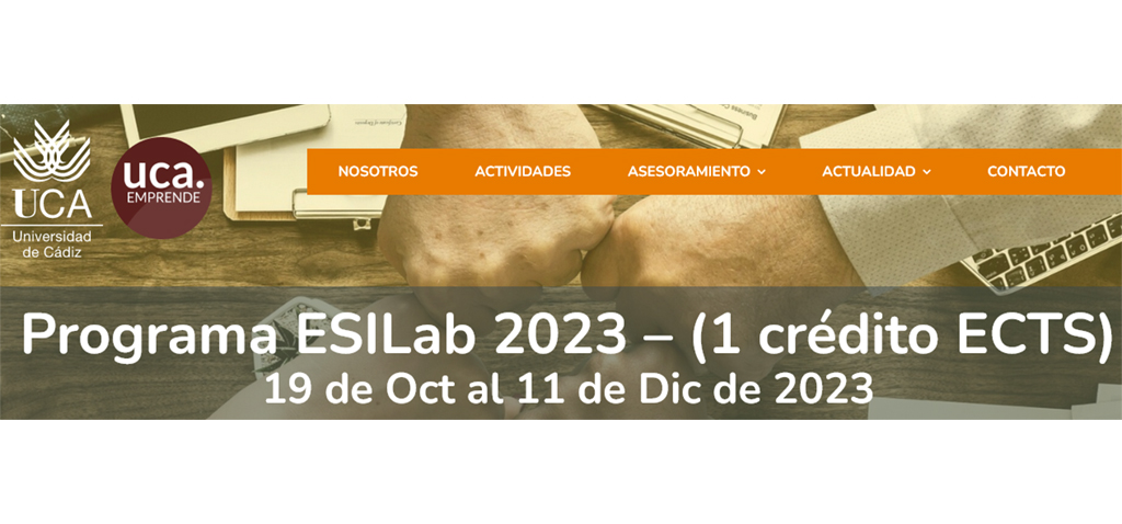 La UCA lanza el programa de emprendimiento ‘ESILab 2023’