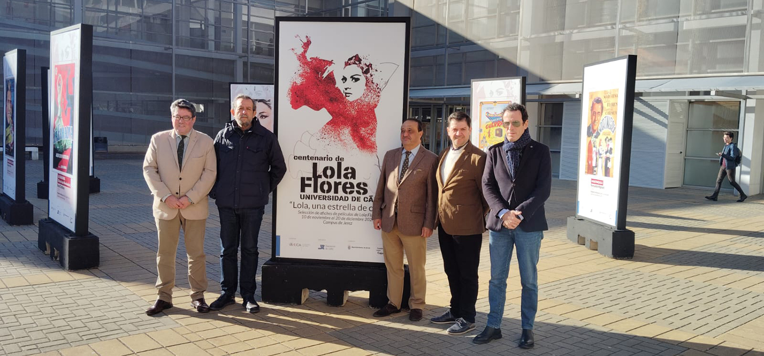 La UCA inaugura en el Campus de Jerez la exposición del Centenario de Lola Flores