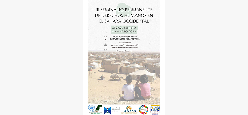 La UCA celebra el III Seminario Permanente sobre los Derechos Humanos en el Sáhara Occidental
