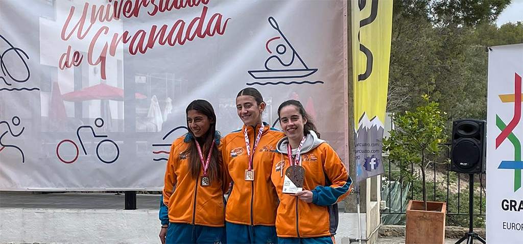 El equipo femenino UCA de Campo a Través, bronce en el Campeonato Andaluz Universitario