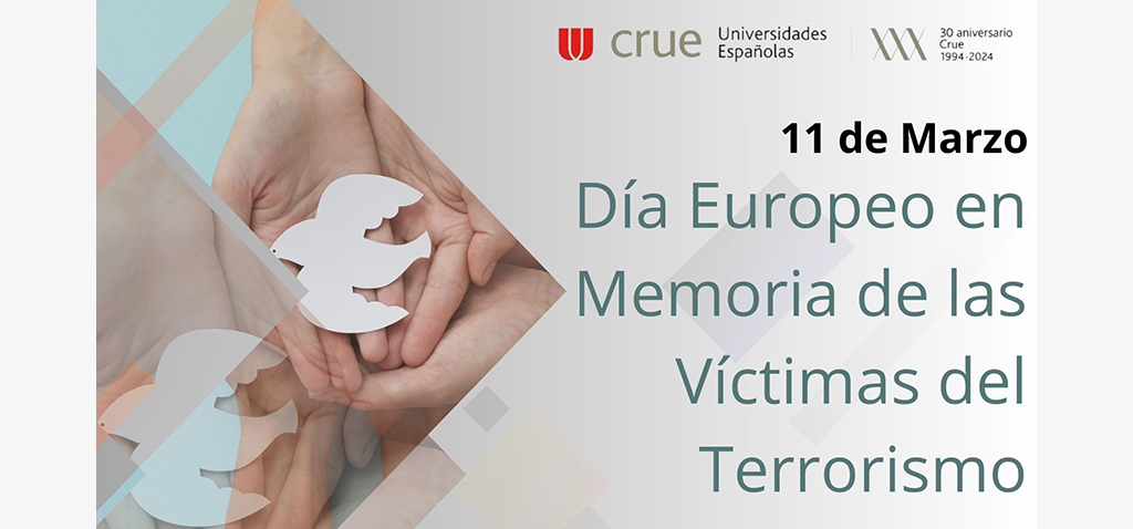 Las universidades se suman a la conmemoración del Día Europeo en Memoria de las Víctimas del Terrorismo