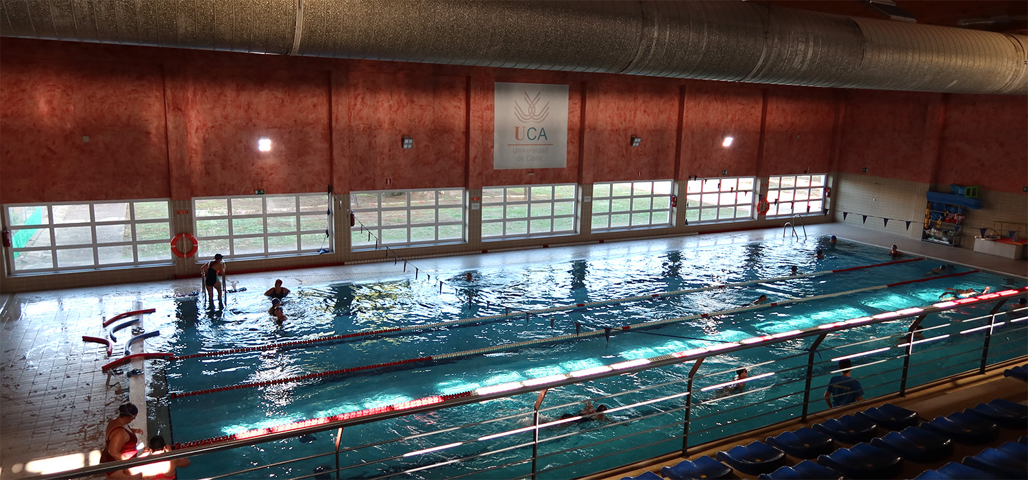 La UCA implanta tecnologías ecoeficientes en la piscina del Complejo Deportivo del Campus de Puerto Real