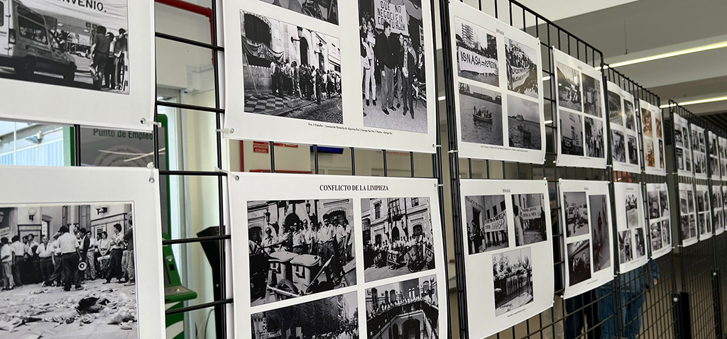 La ETSI inaugura la exposición fotográfica y bibliográfica sobre el Movimiento Obrero en el Campo de Gibraltar