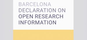La UCA se adhiere a la ‘Barcelona Declaration on Open Research Information’