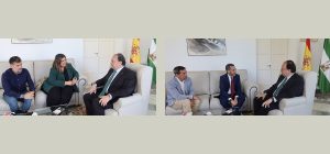 Primera reunión institucional del rector de la UCA con los alcaldes de Conil de la Frontera y La ...
