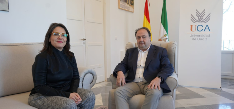 Reunión del rector de la UCA con la vicepresidenta Tercera del Congreso