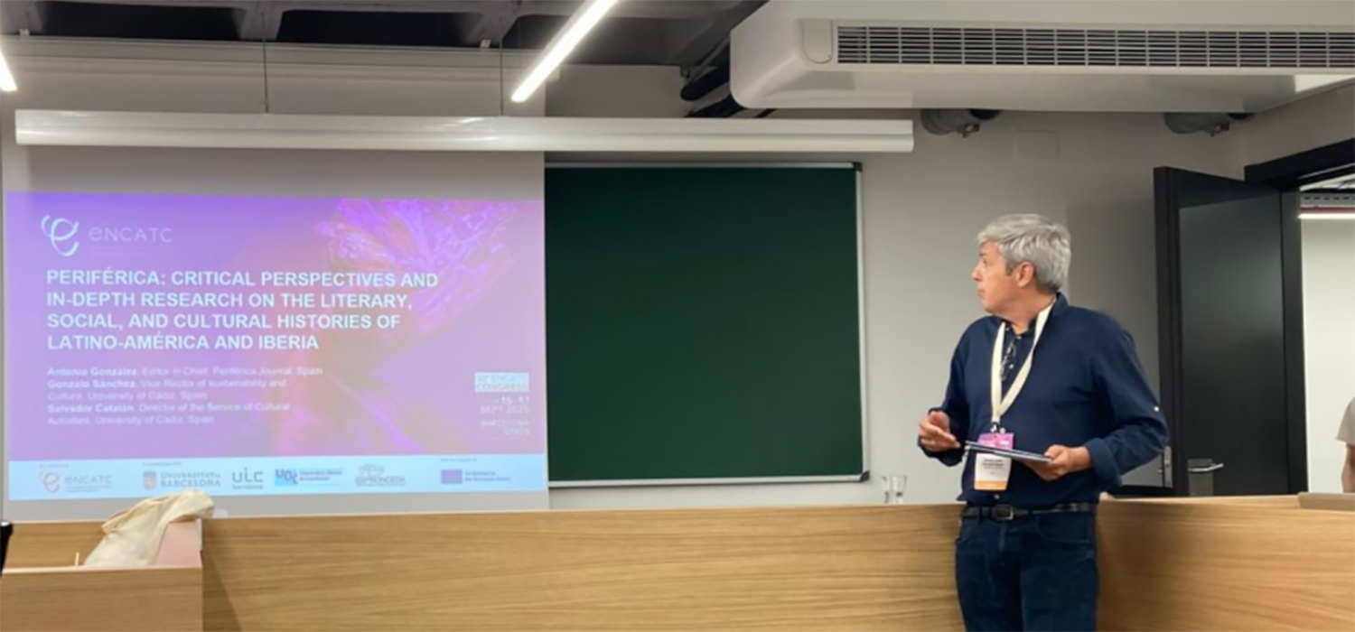 La revista ‘Periférica Internacional’ se presenta en el ENCATC Congress 2025 celebrado en Barcelona