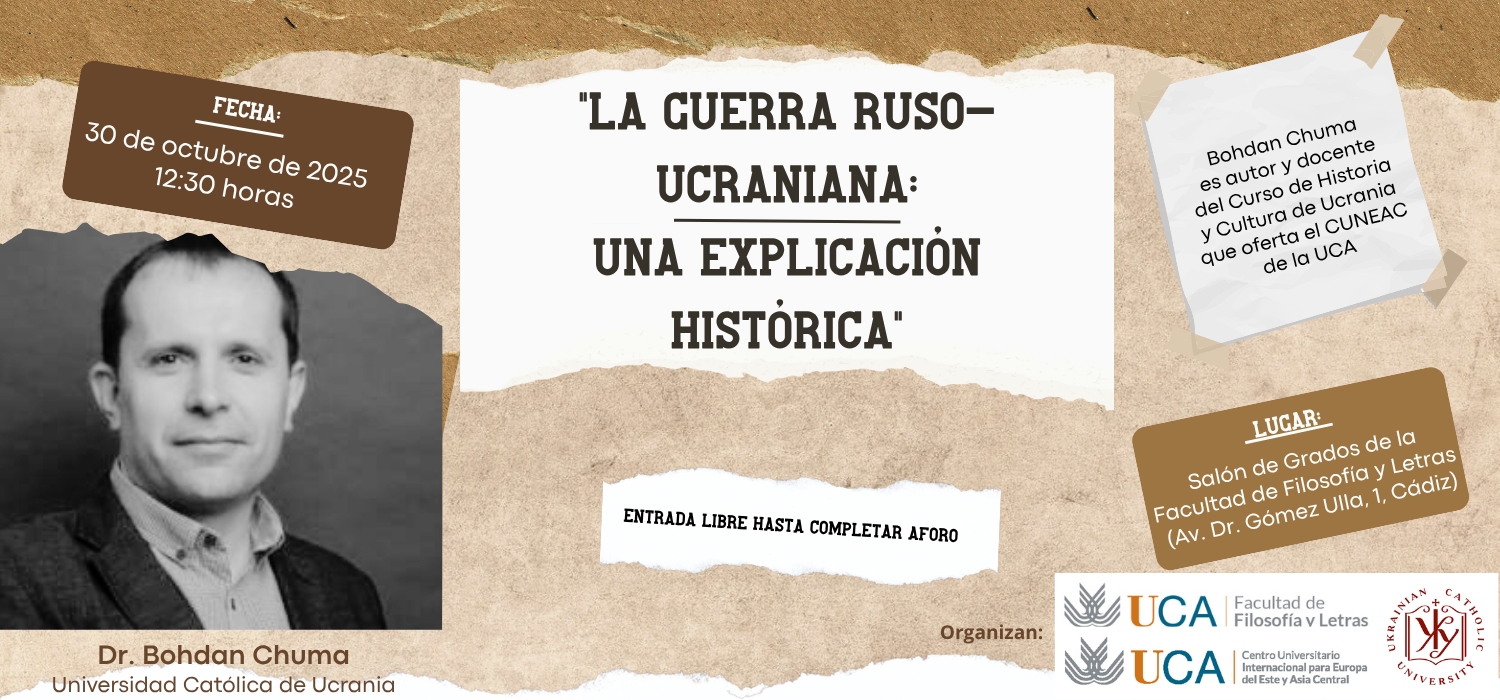 Ucrania está presente esta semana en la UCA con dos conferencias sobre la guerra y los basilios