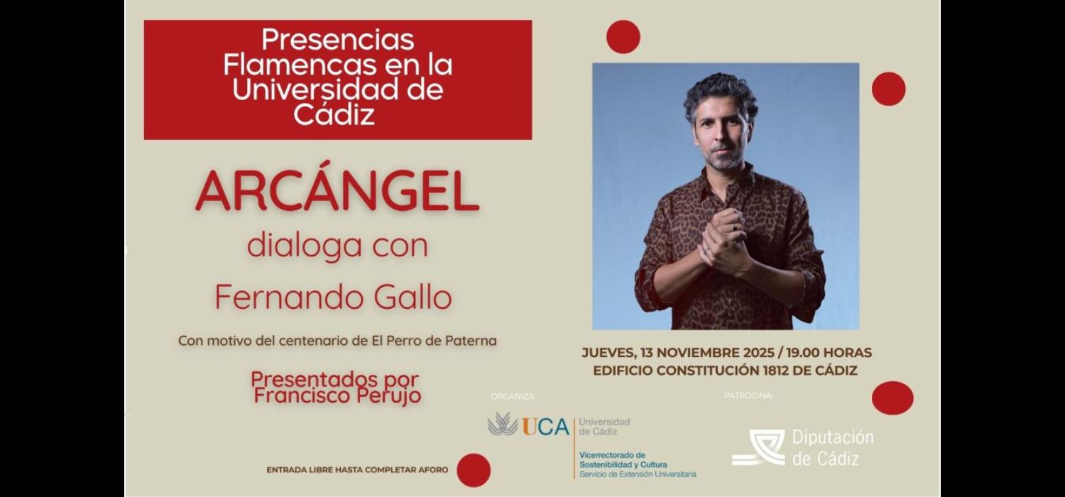 Arcángel participa en una nueva sesión de Presencias Flamencas en la UCA