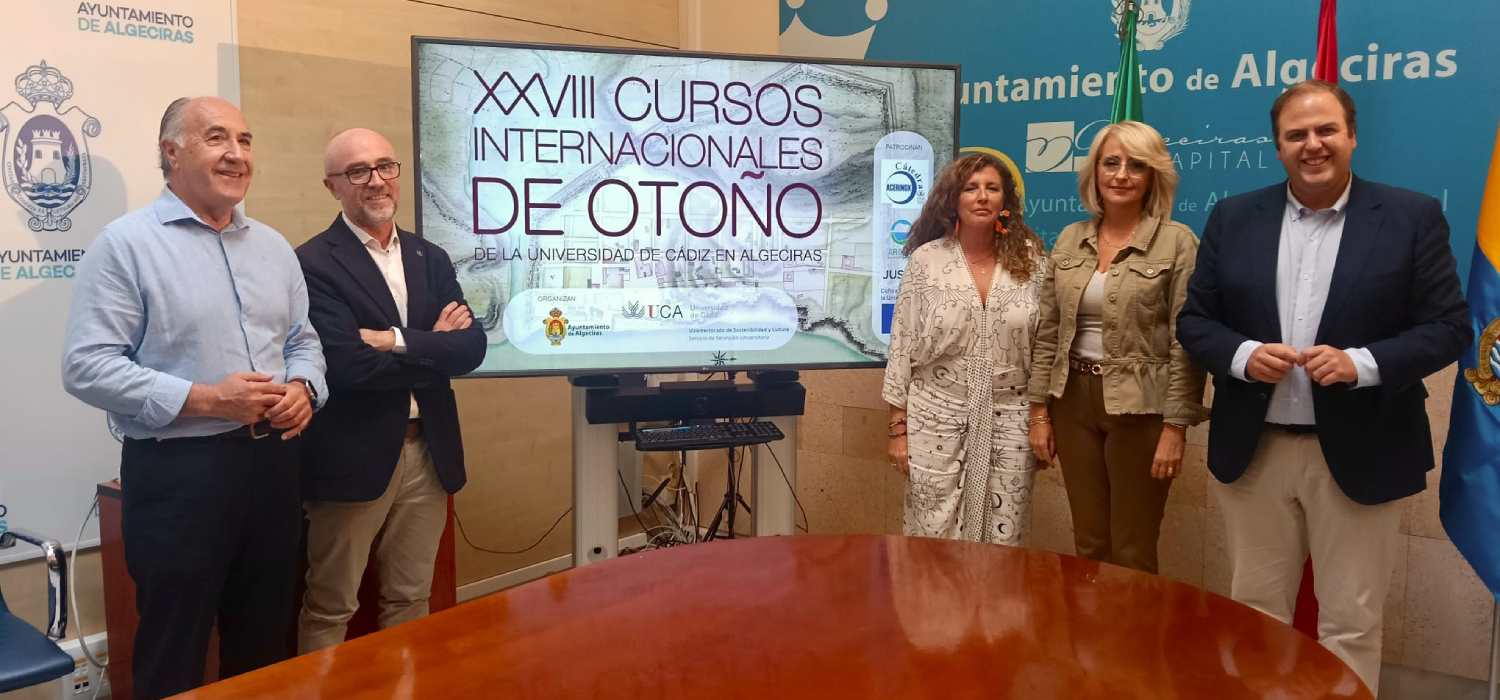 La Universidad de Cádiz y el Ayuntamiento de Algeciras presentan la XXVIII edición de sus Cursos de Otoño