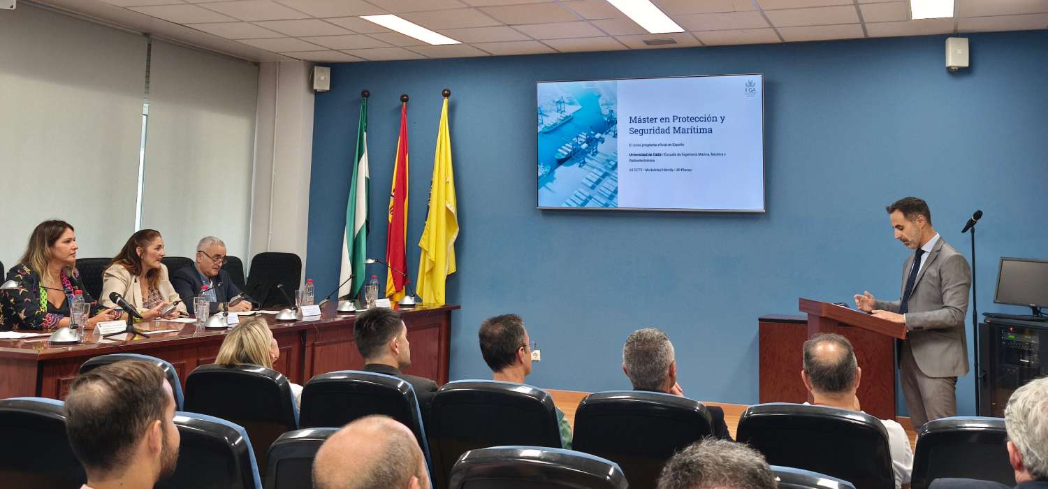 La Universidad de Cádiz inaugura el primer máster oficial en Protección y Seguridad Marítima de España