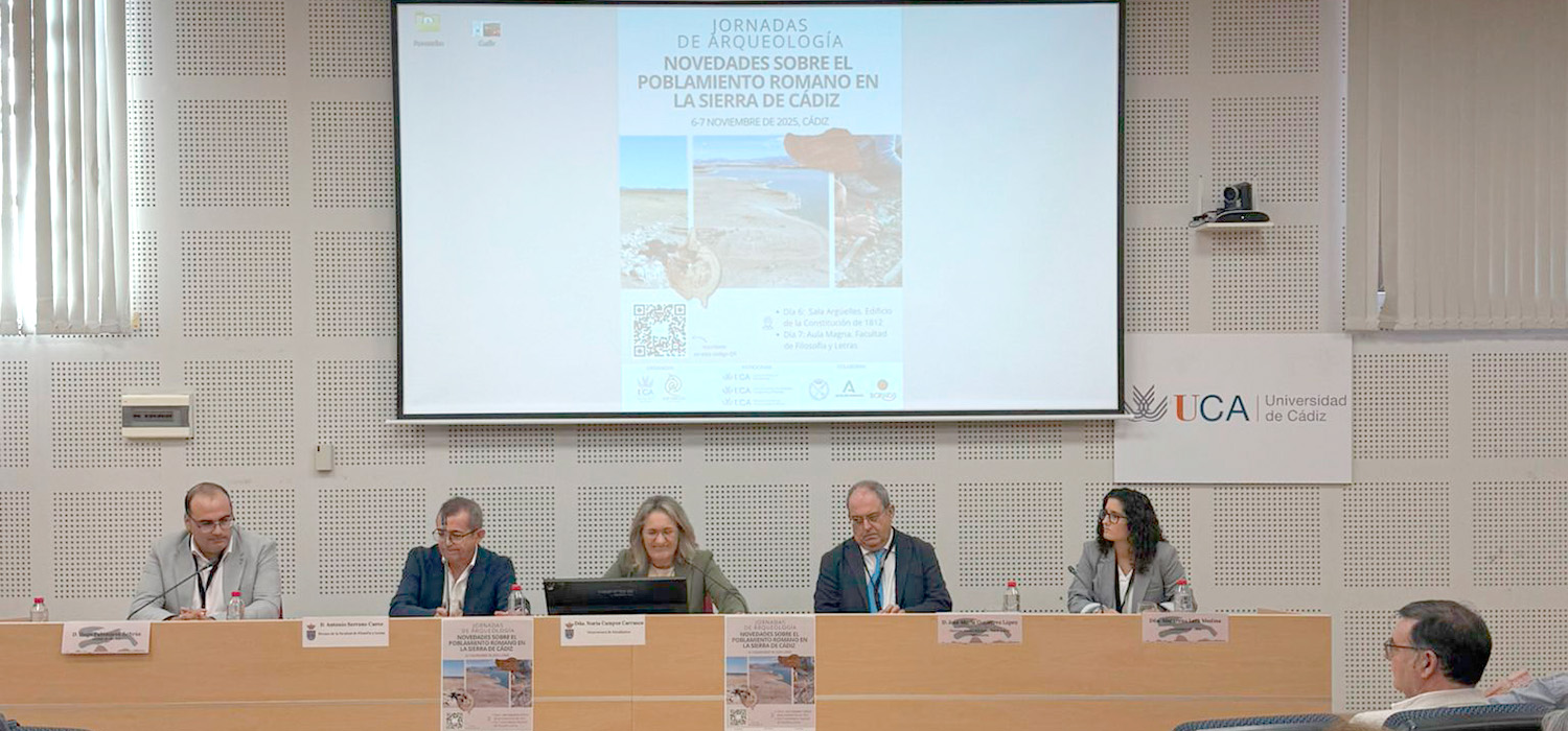 Los avances en la investigación del poblamiento romano en la Sierra de Cádiz centran las Jornadas de Arqueología de la UCA