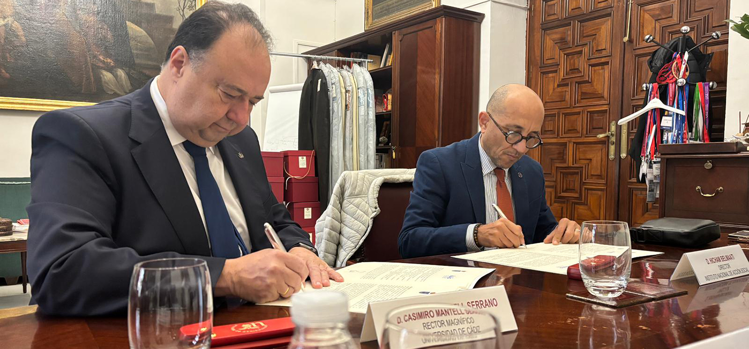 La Universidad de Cádiz firma un protocolo general de colaboración con el Instituto Nacional de Acción Social de Tánger