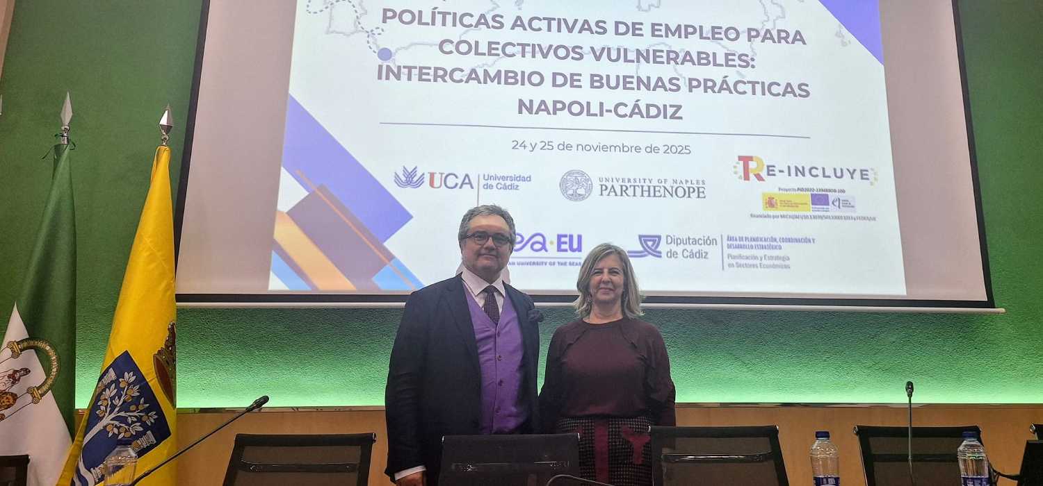 La UCA y la Università di Napoli Parthenope comparten buenas prácticas sobre políticas de empleo para colectivos vulnerables