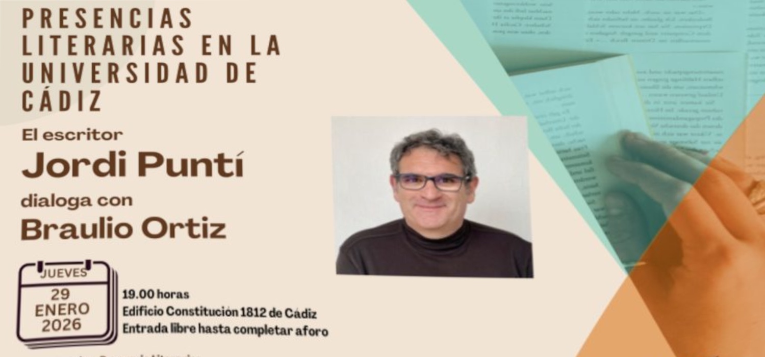 La UCA inaugura la programación de ‘Presencias Literarias’ de 2026 con el escritor Jordi Puntí
