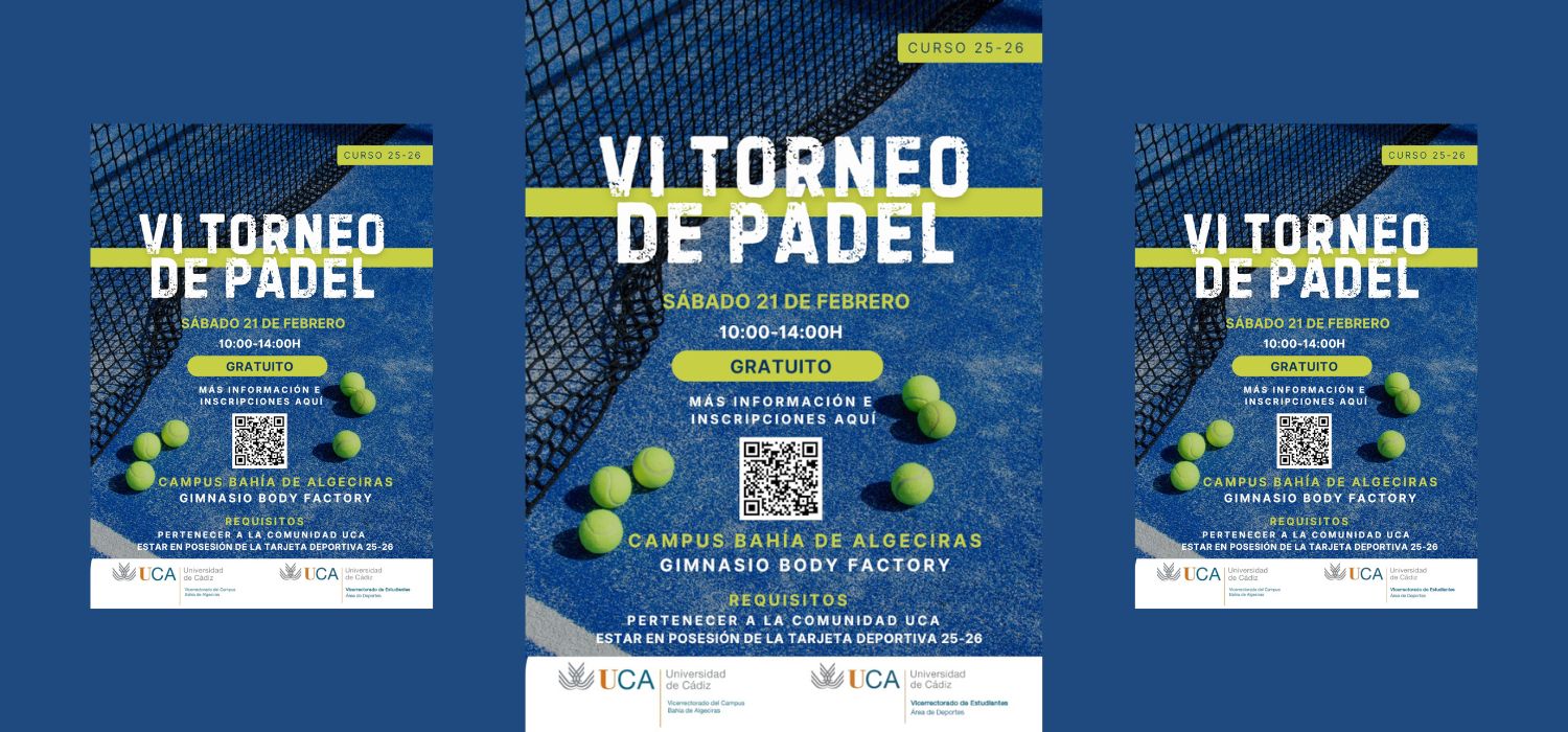 VI Torneo de Pádel Campus Bahía de Algeciras