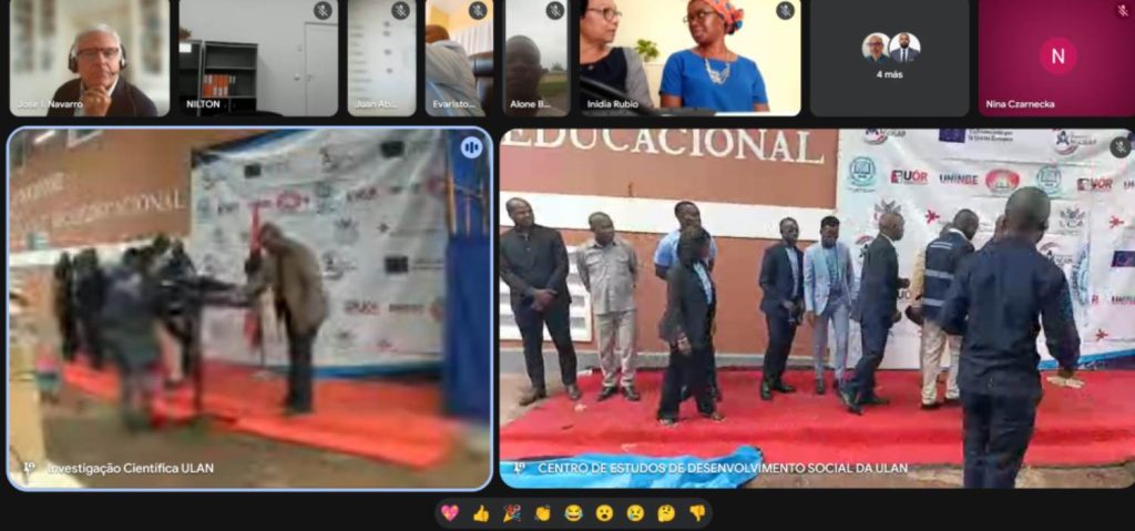 La coordinación de la UCA en el proyecto AngoSAP culmina con la inauguración de un centro de apoyo psicológico