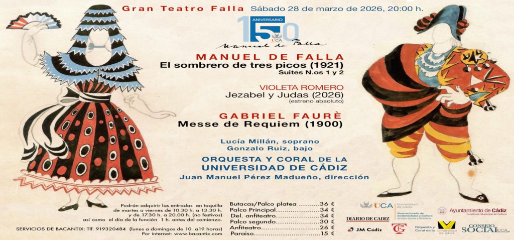 Concierto de Semana Santa en el Gran Teatro Falla de Cádiz