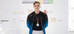 El estudiante de la UCA Miguel Ángel Chamorro, subcampeón de España Universitario de Halterofilia
