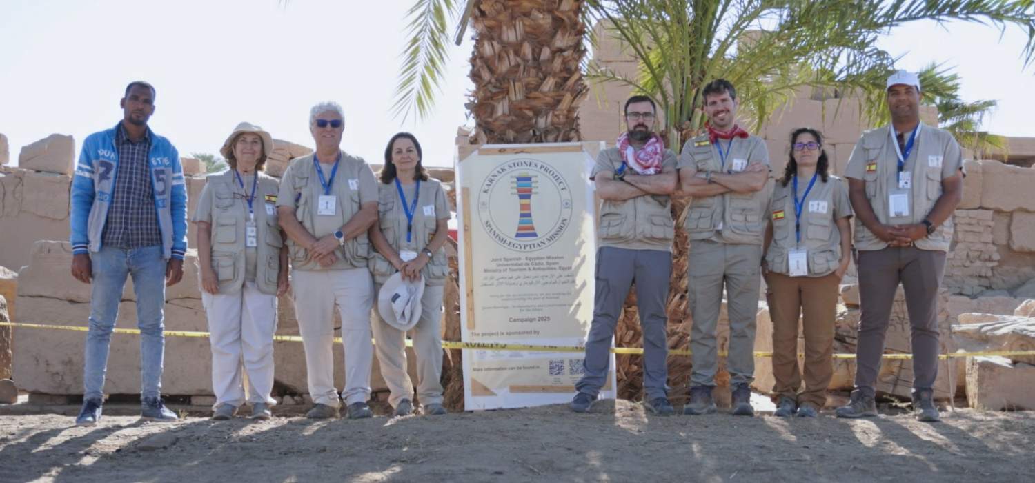 UCA Completes Second Campaign of the Karnak Stones Project, the Only Spanish Mission Authorised in the Complex