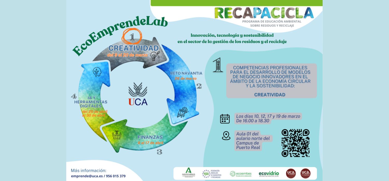 El Campus de Puerto Real acoge una nueva edición del programa de educación ambiental ‘Recapacicla’