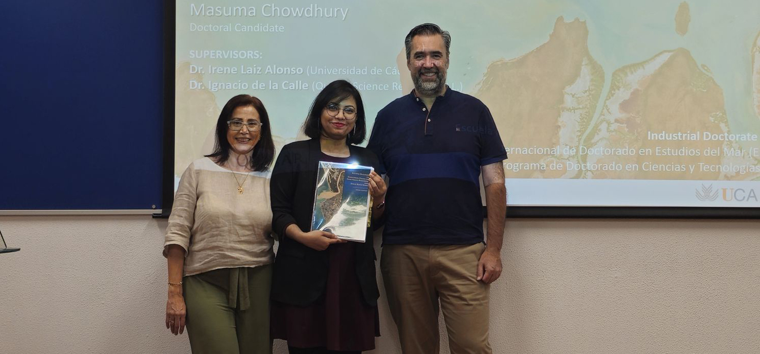 Investigadoras de la UCA realizan un estudio pionero que logra localizar desde satélite vertidos fecales en aguas de baño