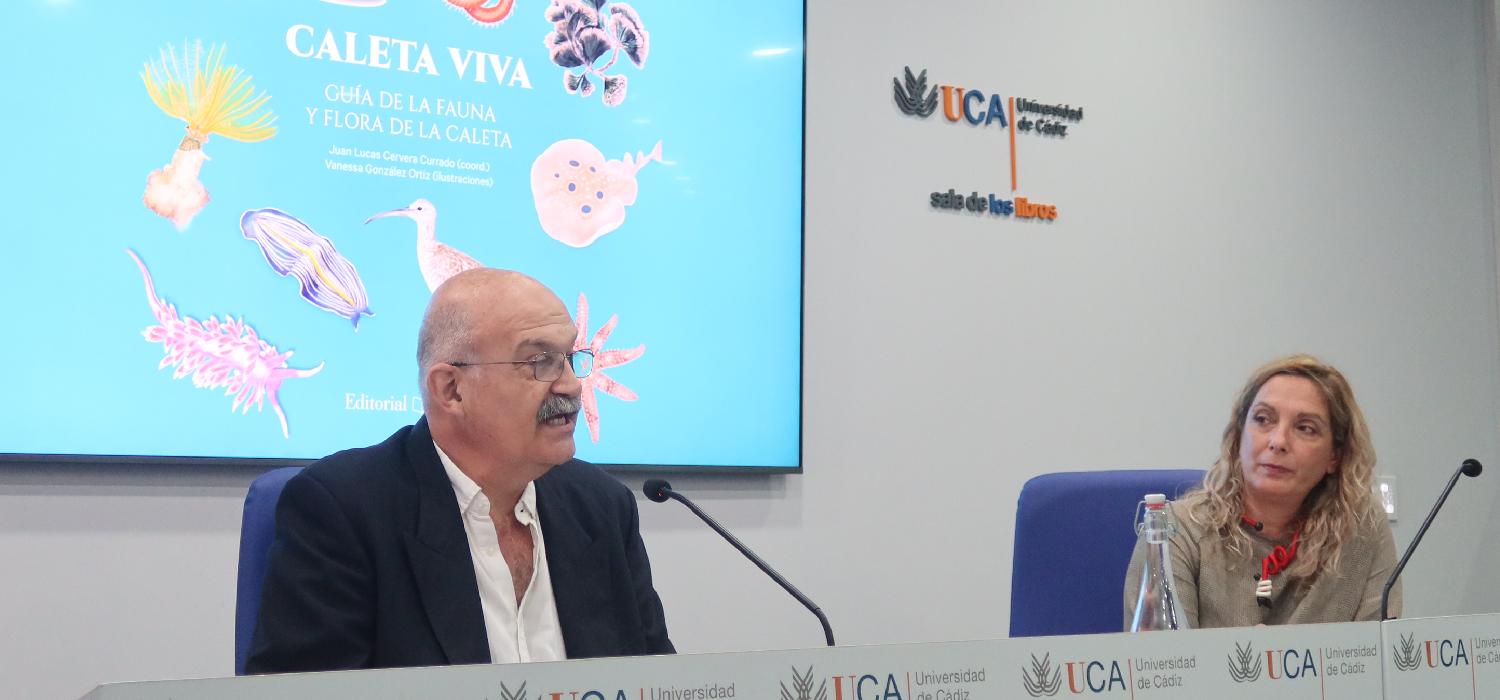 El Servicio de Publicaciones presenta el libro ‘Caleta Viva’, una guía sobre la biodiversidad del entorno intermareal de La Caleta