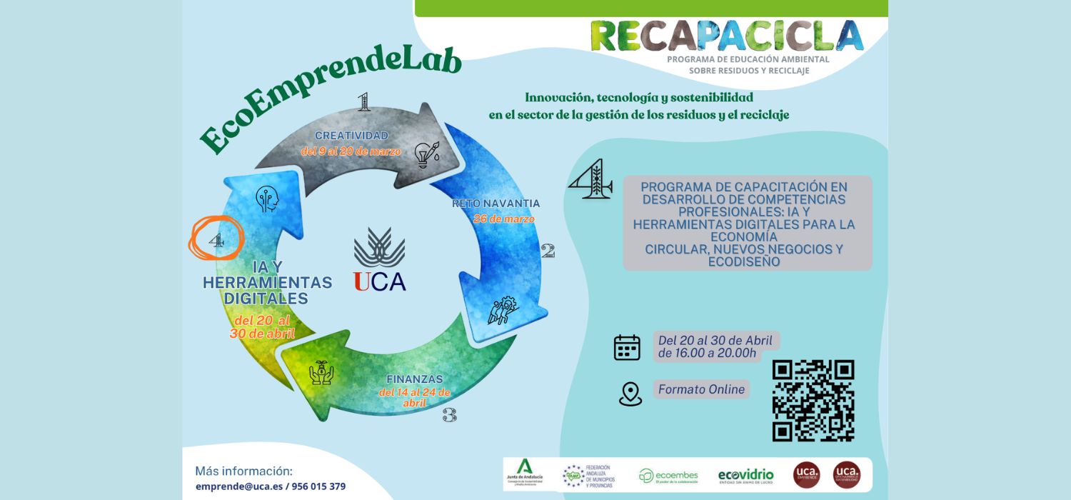 Formación ‘IA y herramientas digitales para la economía circular, nuevos negocios y ecodiseño’