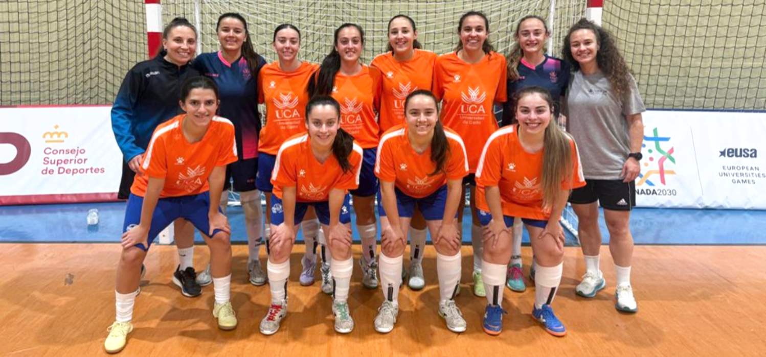 Destacada actuación de la UCA en el Campeonato de España Universitario de fútbol sala femenino