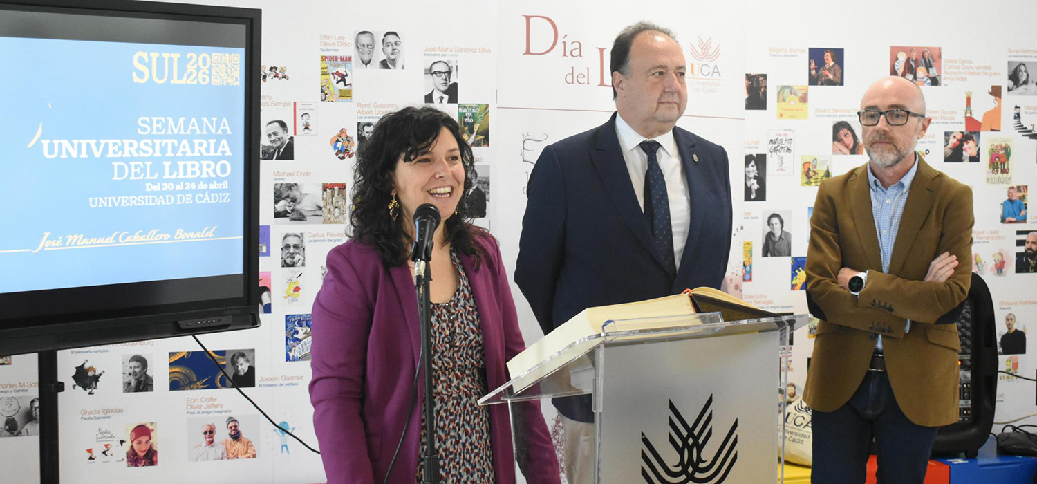 The University of Cádiz commemorates Book Day with an institutional reading of Don Quixote at the Puerto Real Campus
