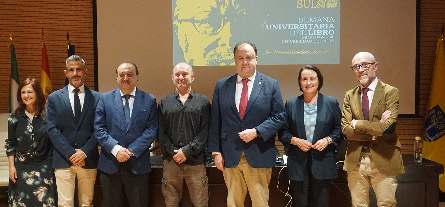 The University of Cádiz commemorates the conferral of the title of Doctor Honoris Causa on José Manuel Caballero Bonald at the Jerez Campus