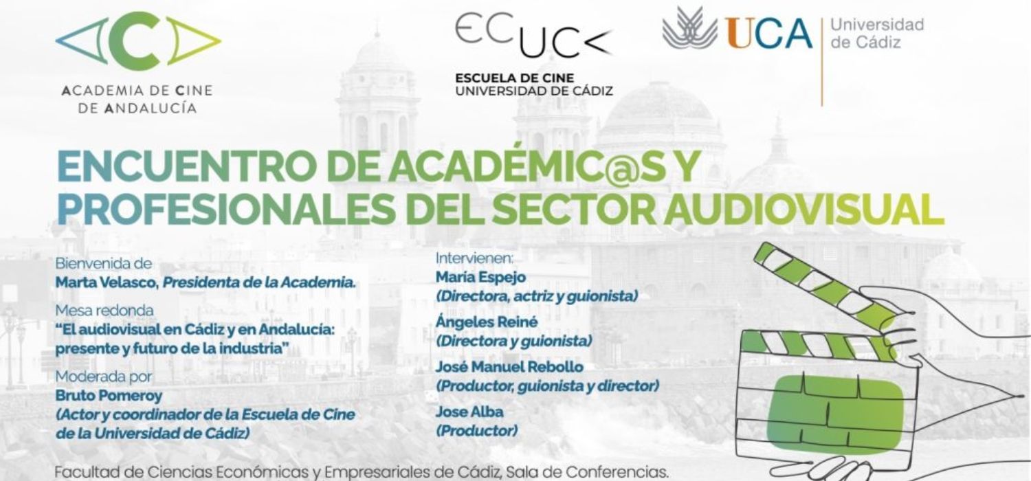 La Universidad de Cádiz acoge la presentación de la Academia de Cine de Andalucía dentro de su Escuela de Cine