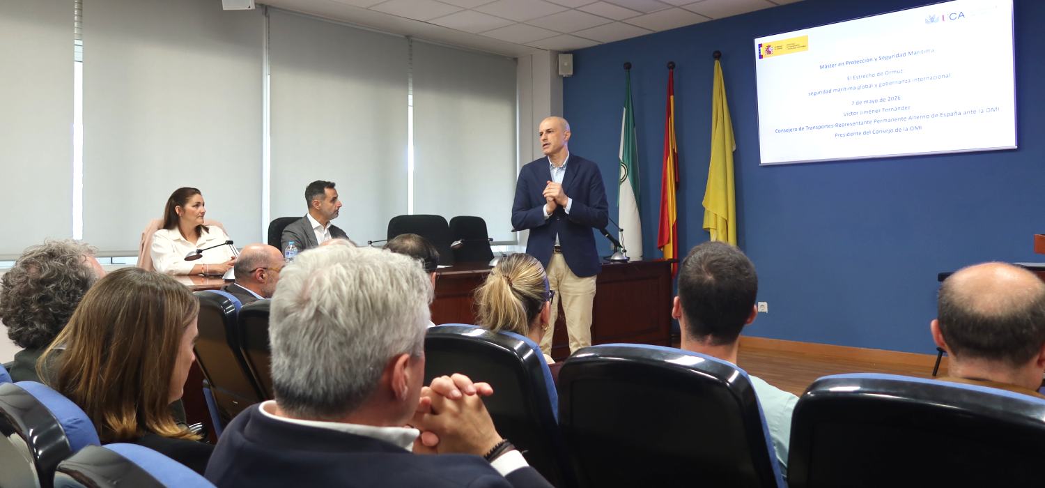 El presidente del Consejo de la OMI pronuncia una conferencia en el Casem sobre la seguridad marítima internacional