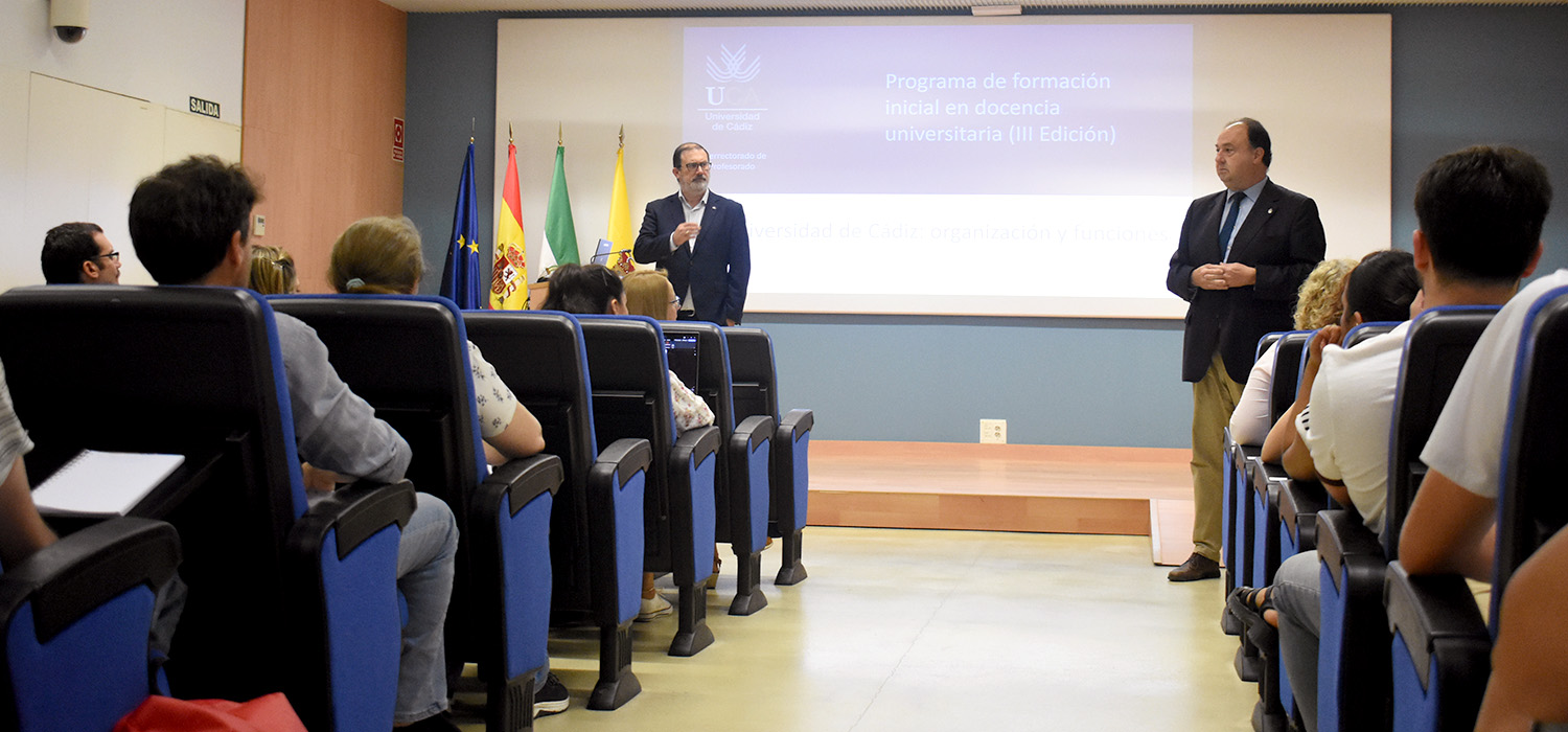 La UCA impulsa la formación de su profesorado con la III Edición del Programa de Formación Inicial en Docencia Universitaria