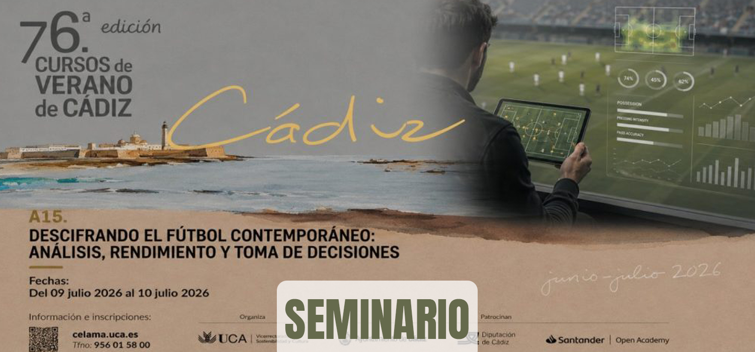 Seminario ‘Descifrando el Futbol Contemporáneo análisis, rendimiento y toma de decisiones’