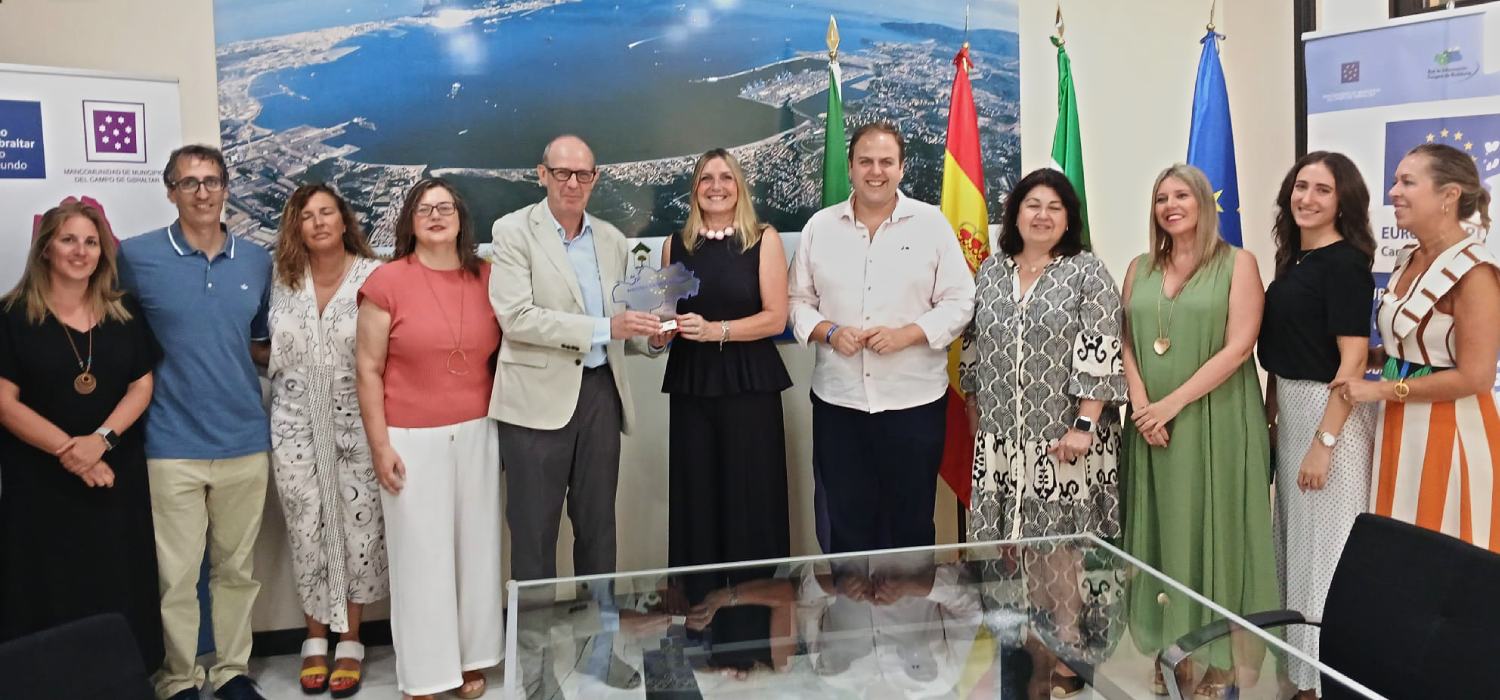 Jesús Verdú recoge el reconocimiento como Personaje Europeo del Mes otorgado por ‘Europe Direct’ Campo de Gibraltar