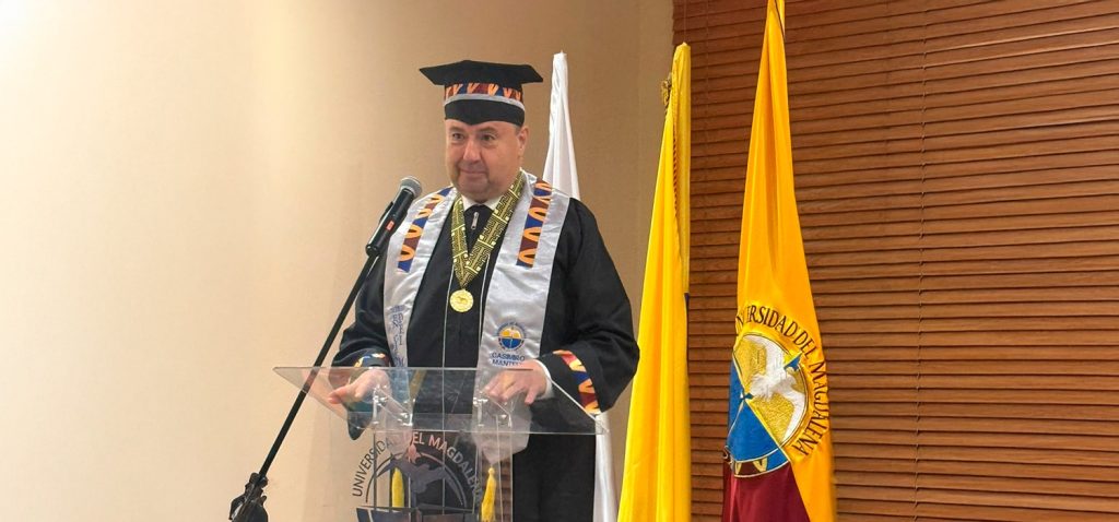 Casimiro Mantell, Doctor Honoris Causa por la Universidad Magdalena de Colombia