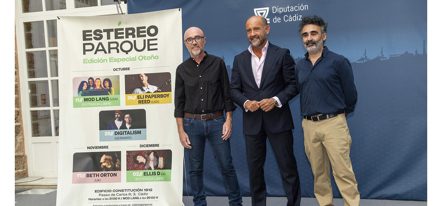 ‘Estéreo Parque’ regresa este otoño a Cádiz con cinco citas musicales internacionales en el edificio Constitución 1812