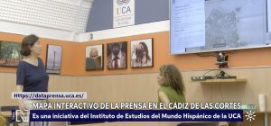 El mapa interactivo del In-EMHis acerca la prensa e imprentas existentes en el Cádiz de las Cortes