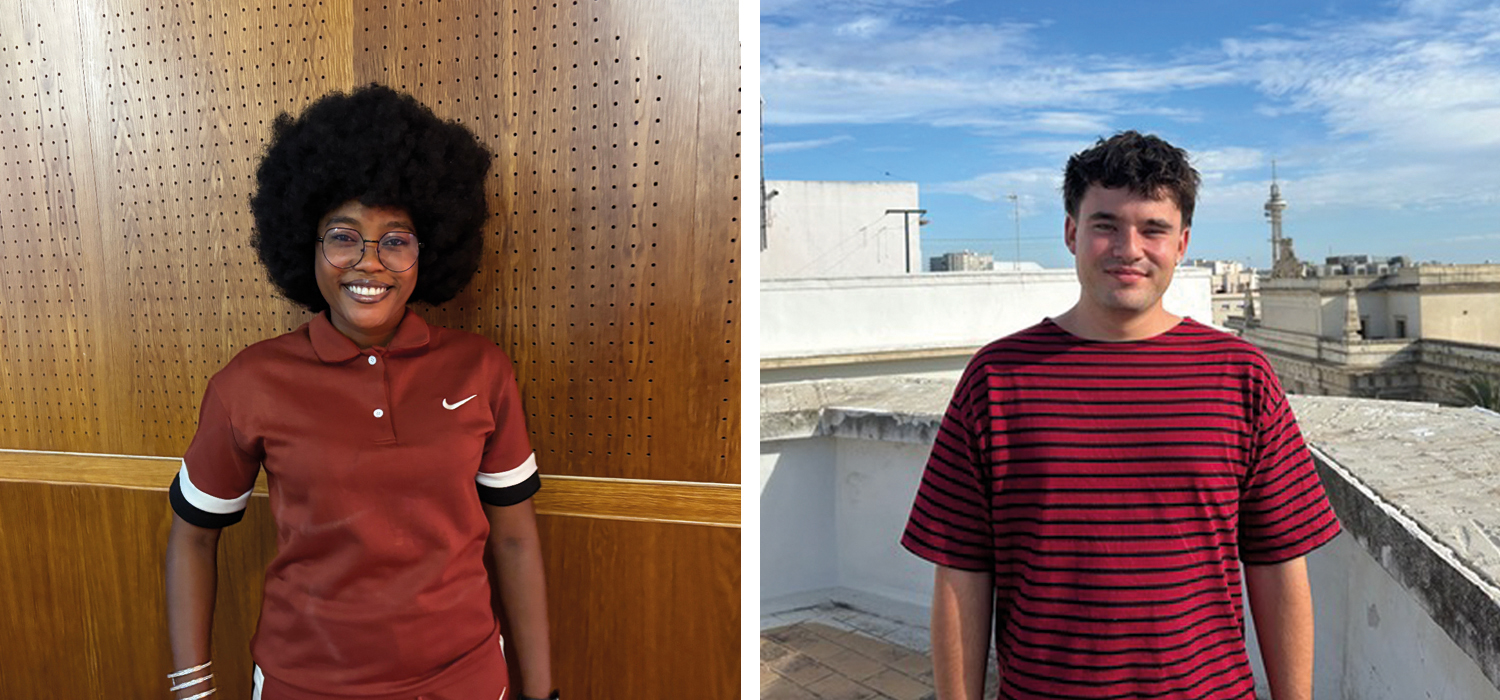 Entrevista a estudiantes Erasmus y Visitantes de la Universidad de Cádiz: Romene Anne Priscila y Felix Weber