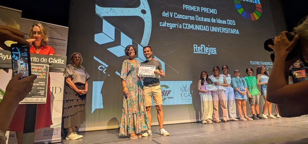 UCA y CSIF entregan los premios Cortos ‘Océano de Ideas ODS’ en las IV Jornadas de Artes Audiovisuales Sostenibles