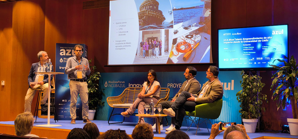 La Universidad de Cádiz acerca el emprendimiento, la transferencia de conocimiento y la divulgación científica al ‘Blue Zone Forum InnovAzul’