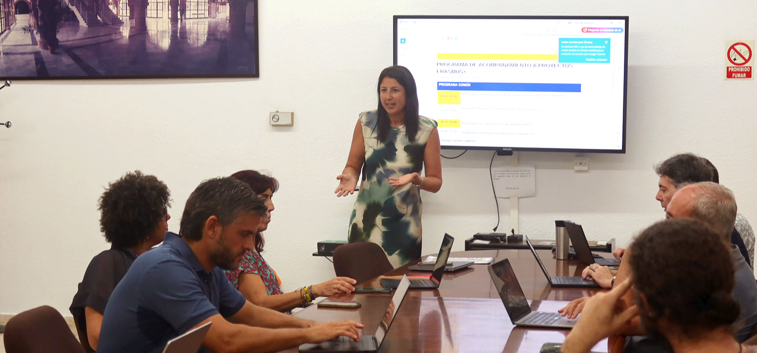 El Vicerrectorado de Internacionalización presenta en los cuatro campus su programa de acompañamiento a Proyectos Erasmus +
