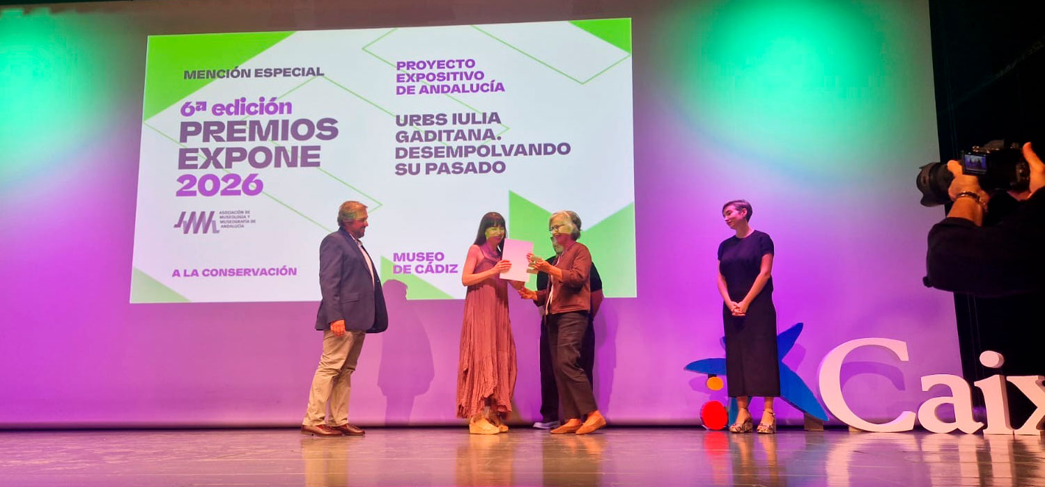 La exposición ‘Urbs Iulia Gaditana’ logra una mención especial a la conservación en los Premios EXPONE de AMMA