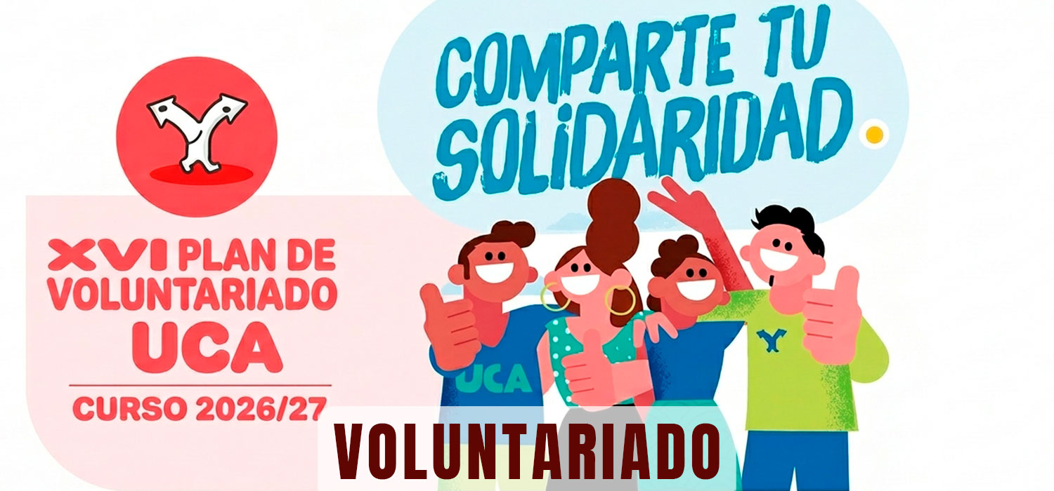 XVI Plan de Voluntariado UCA: sesiones de formación del 19 al 22 de octubre